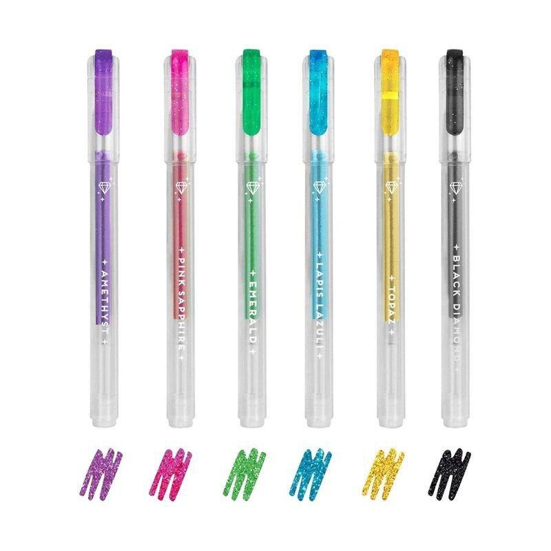 Legami Shine Like A Diamond - Glitter Mini Gel Pens (Set of 6), , large image number 0