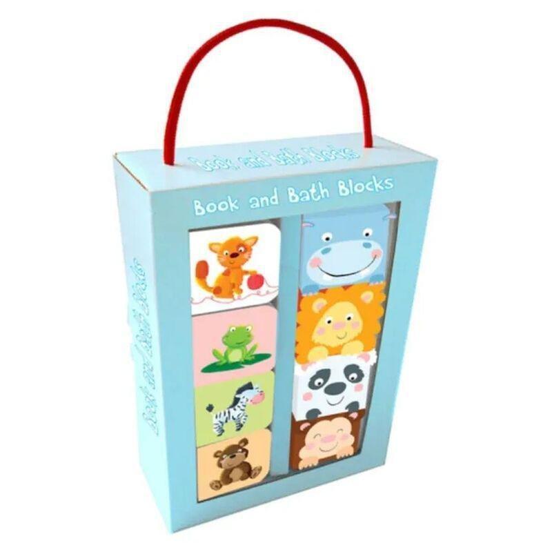 Wild Animals(+ Board Book & Bath Puppets) (Board Books & Bath Blocks Set) | Yoyo Books, , large image number 0