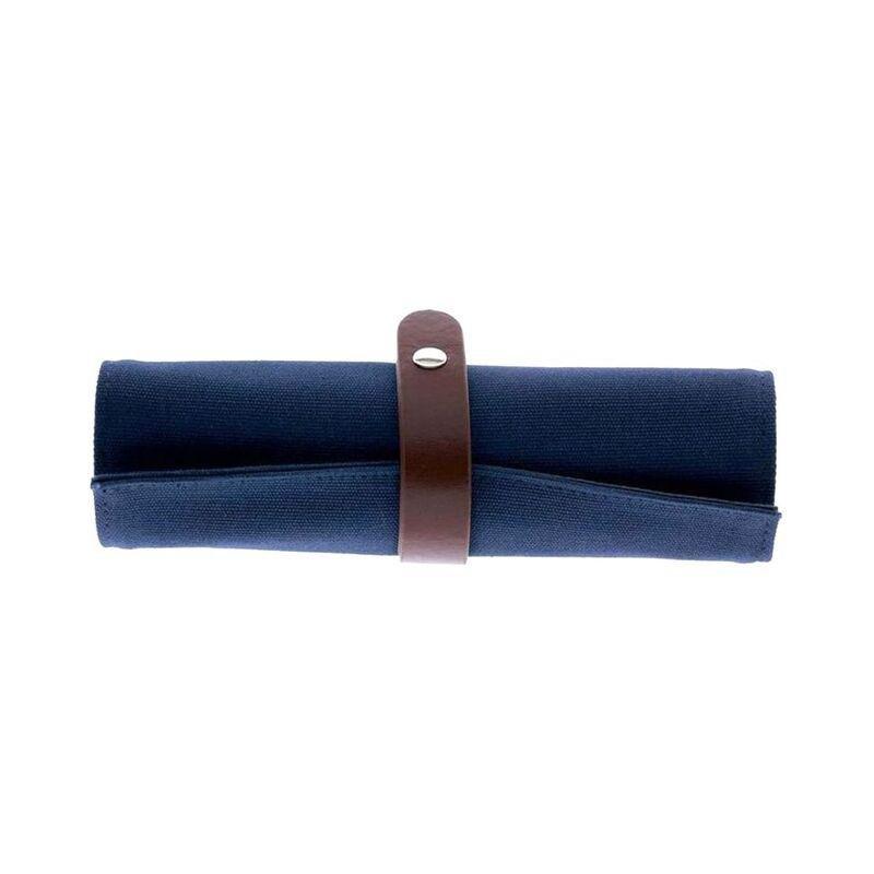 Legami Roll Up Pencil Case - Blue & Grey, , large image number 0