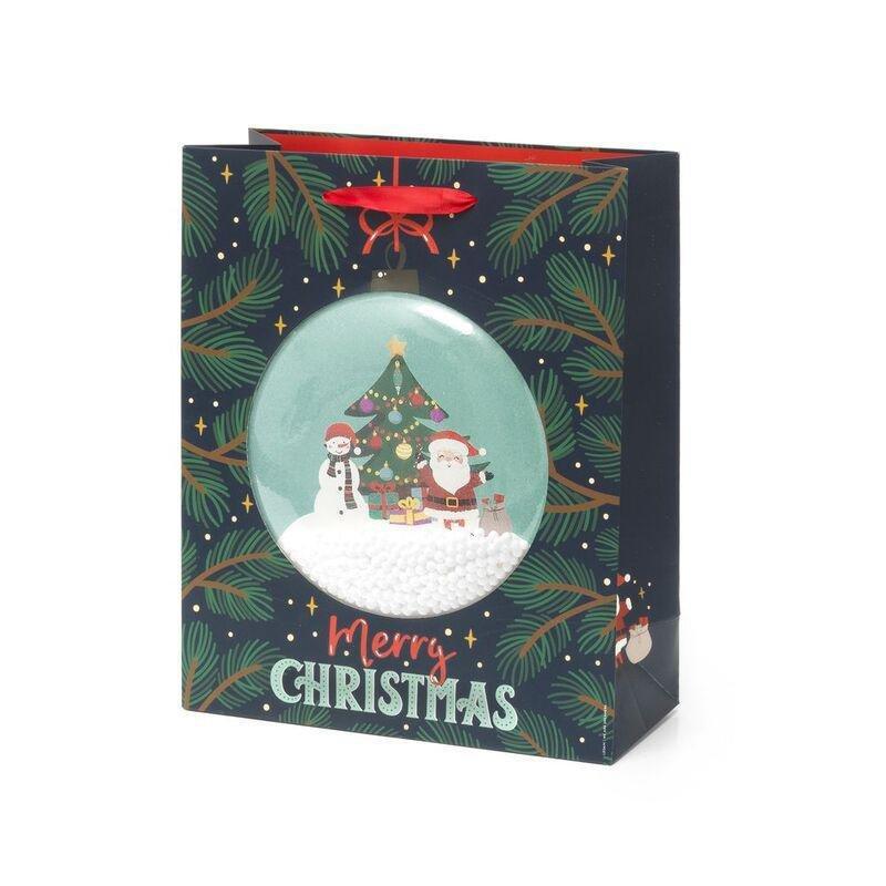 Legami Christmas Gift Bag Large Christmas Snowball, , medium