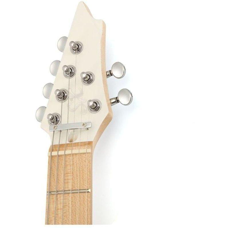 SX Guitar SE/MINI/H/WT Hawk Seml Hollowbody Se Mini Electric Guitar - White, , large image number 3
