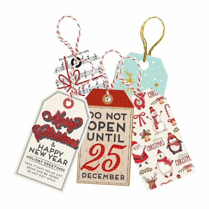 Legami Assorted Christmas Gift Tags Set Of 10, , medium