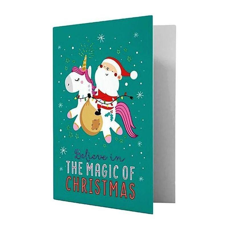 Legami Unusual Christmas Unicorn Greeting Card, , medium