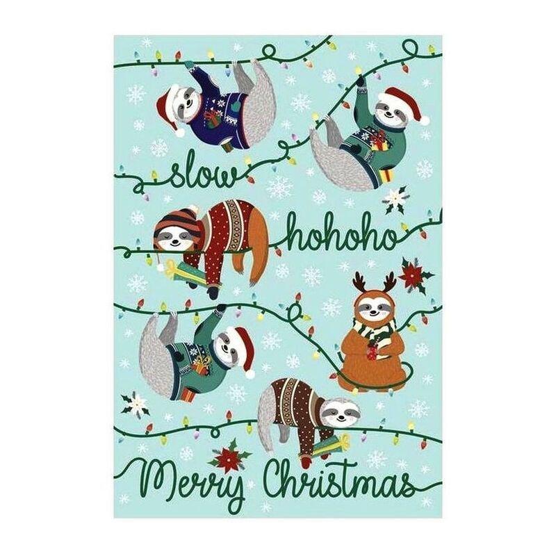 Legami Unusual Christmas Greeting Cards Sloths, , medium