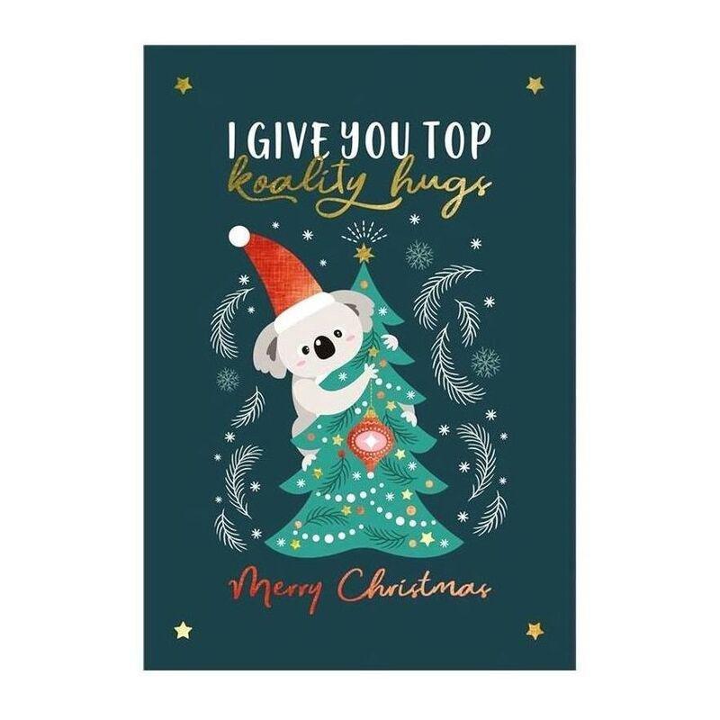 Legami Unusual Christmas Greeting Cards Koala, , large image number 0