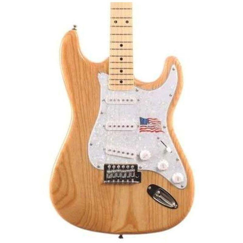 SX Guitar SST/ASH/NA Swamp Ash Electric Guitar - Natural, , large image number 0