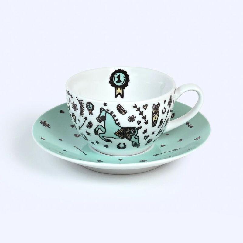 Silsal Al Khail Teacups And Saucers (Set Of 2), , large image number 2