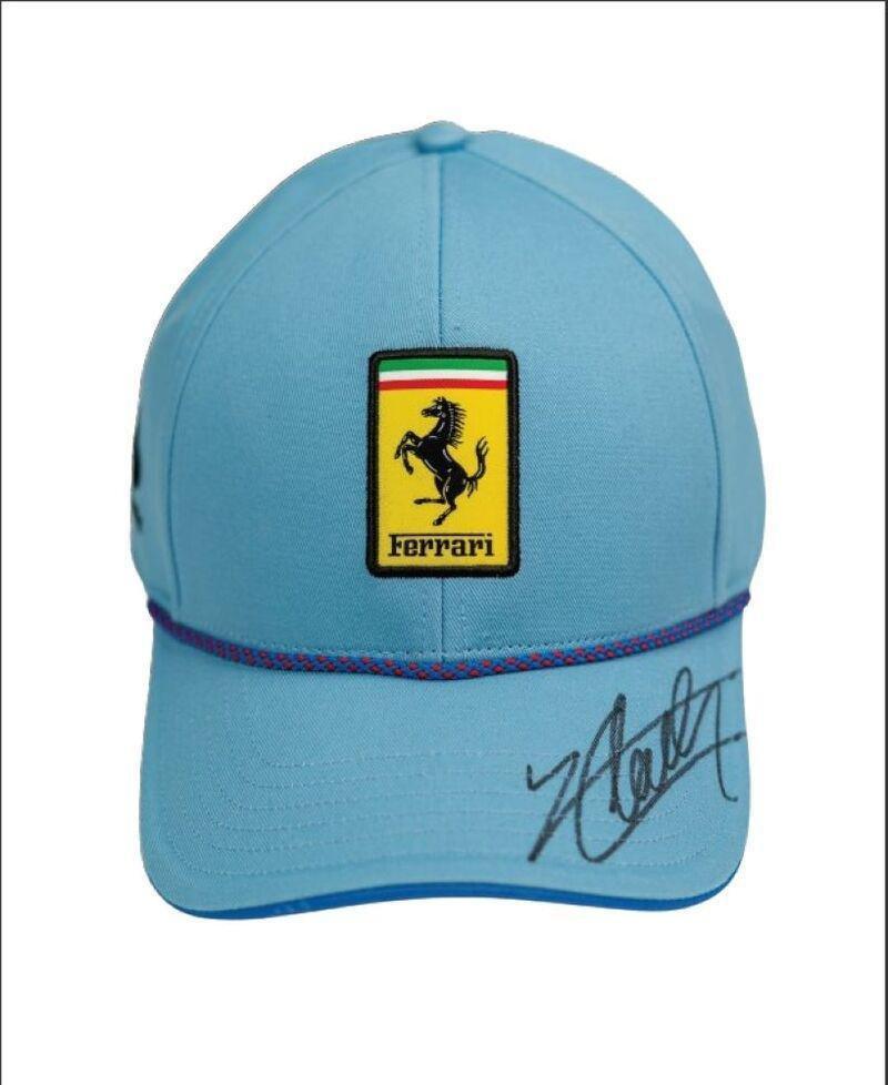 Bootroom Collection Charles Leclerc Signed Scuderia Ferrari F1 2024 Miami Gp Blue Team Cap, , large image number 0