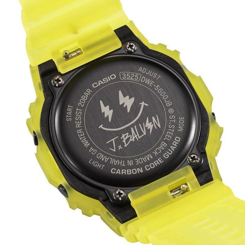 Casio G-Shock J Balvin Collaboration Model Dwe-5600Jb-1A9Dr Yellow, , large image number 6