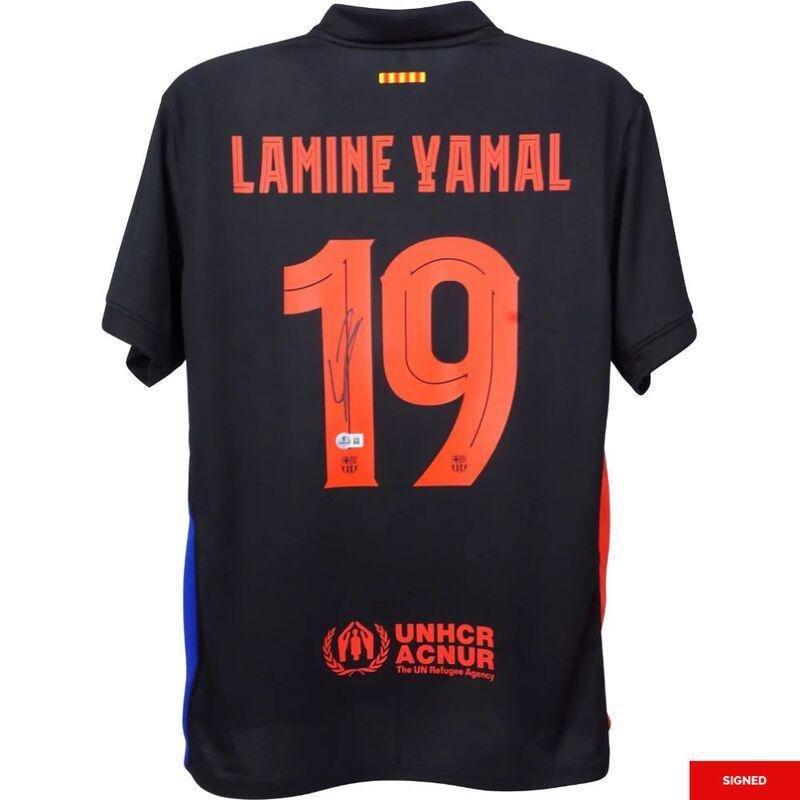 Bootroom Collection Lamine Yamal #19 Barcelona 24/25 Away Sigend Jersey, , medium