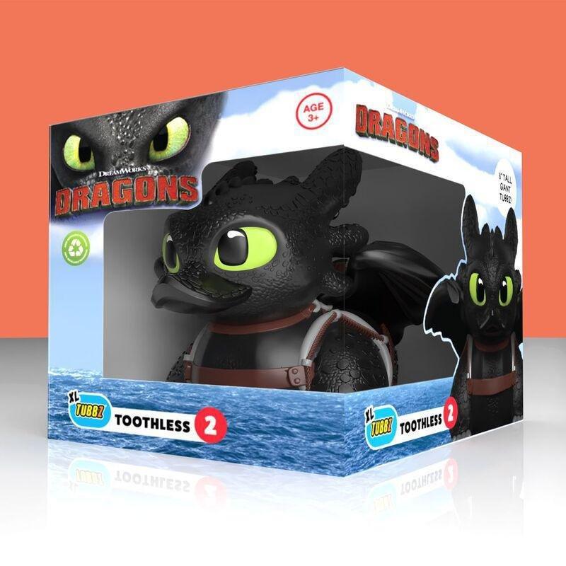 Tubbz How To Train Your Dragon Toothless XL Collectible Rubber Duck, , large image number 1