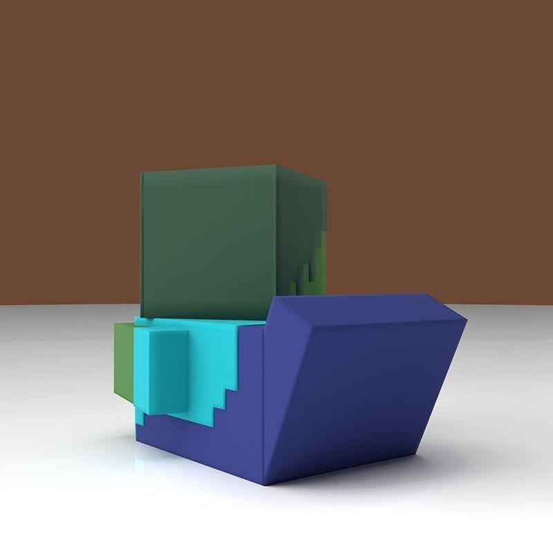 Tubbz Minecraft Zombie 1st Ed Rubber Duck, , large image number 2