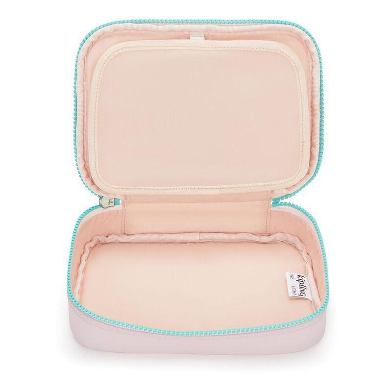 Kipling 100 Pens Sea Pink Met Pencil Cases, , large image number 1