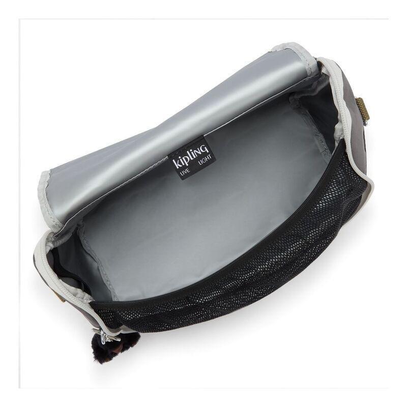 Kipling New Kichirou Back To Grey Lunch Bag, , medium