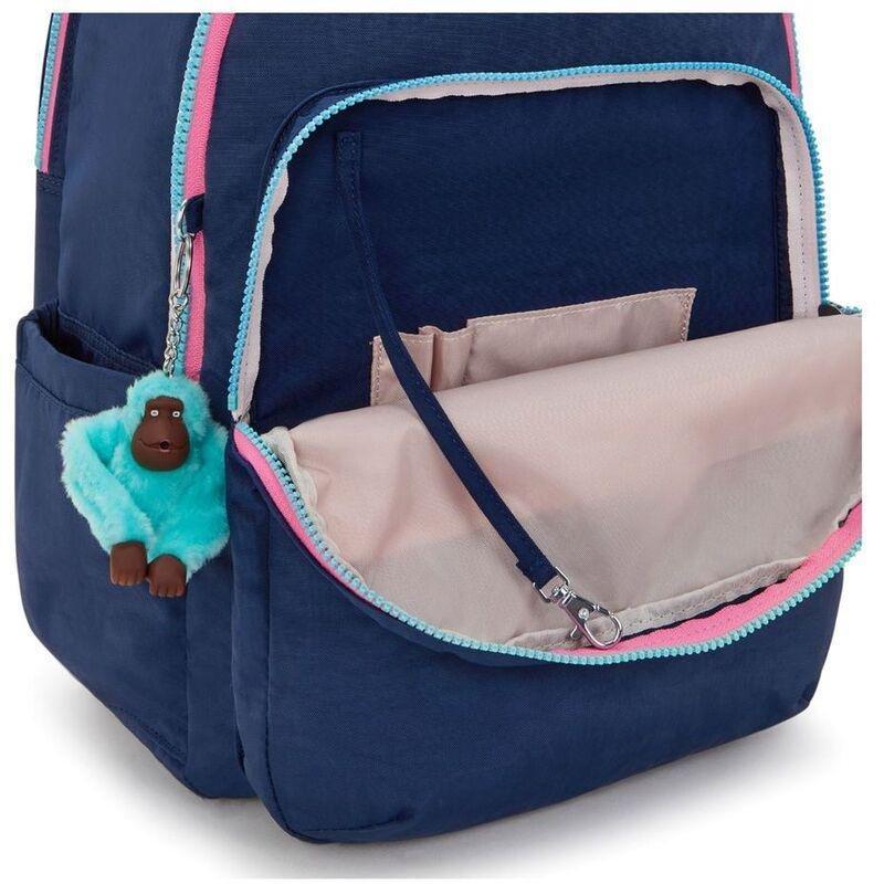Kipling Seoul College Extra Resort Navy Backpacks, , large image number 3
