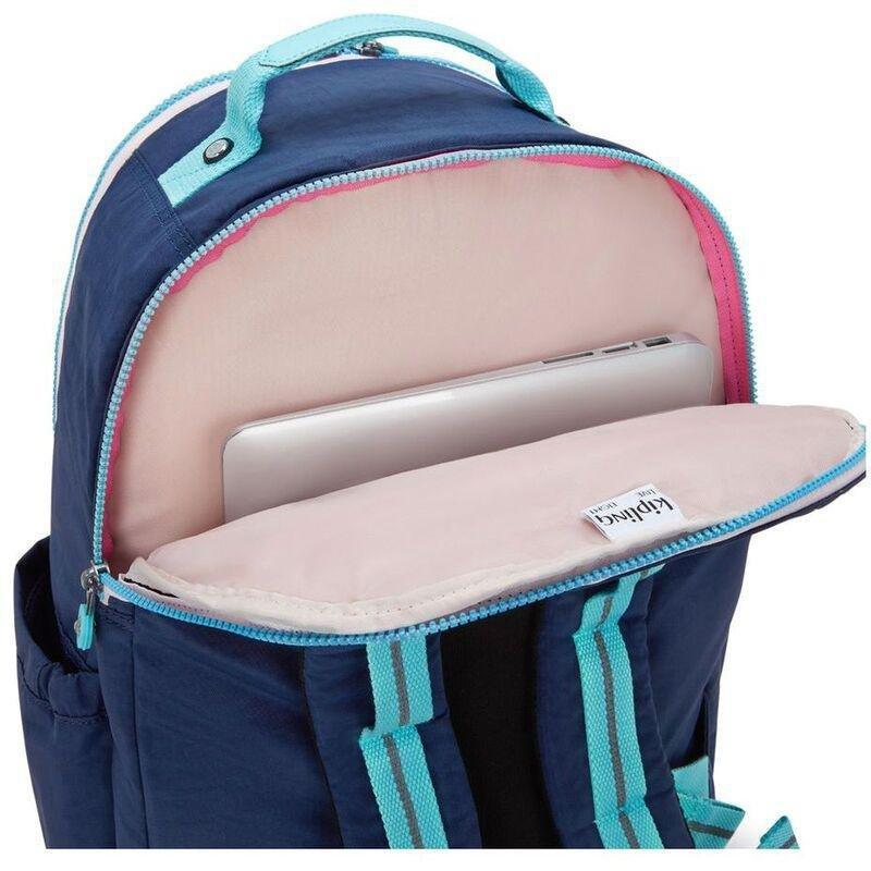 Kipling Seoul College Extra Resort Navy Backpacks, , large image number 4