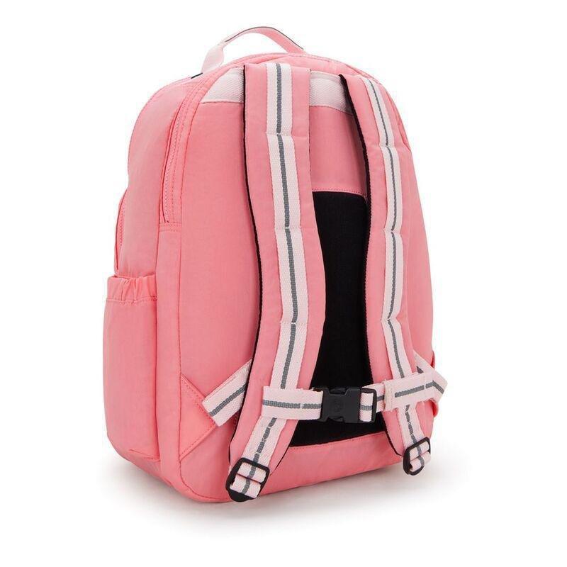 Kipling Seoul College Extra Coral Sea Backpacks, , large image number 1