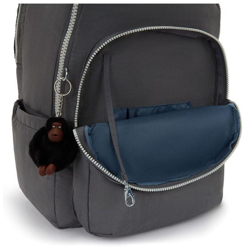 Kipling Seoul College Extra Back To Grey Backpacks, , medium