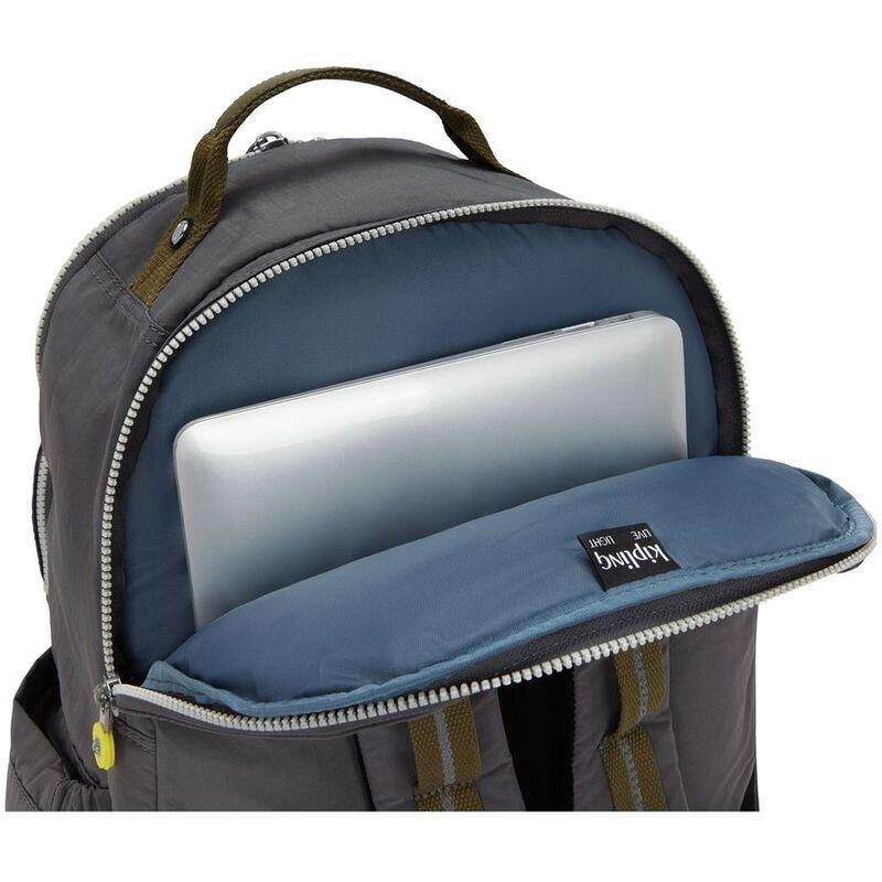 Kipling Seoul College Extra Back To Grey Backpacks, , large image number 3