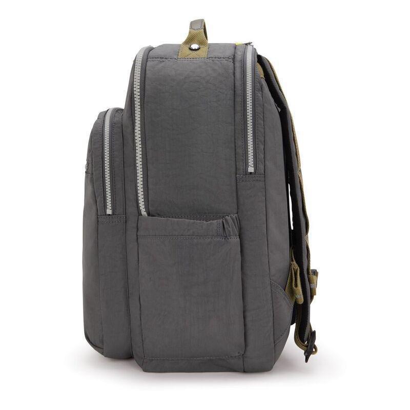Kipling Seoul College Extra Back To Grey Backpacks, , large image number 4