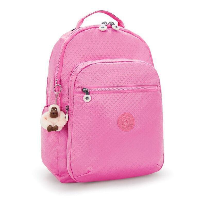 Kipling Seoul Lap Pink Mermaid Em Backpacks, , large image number 3