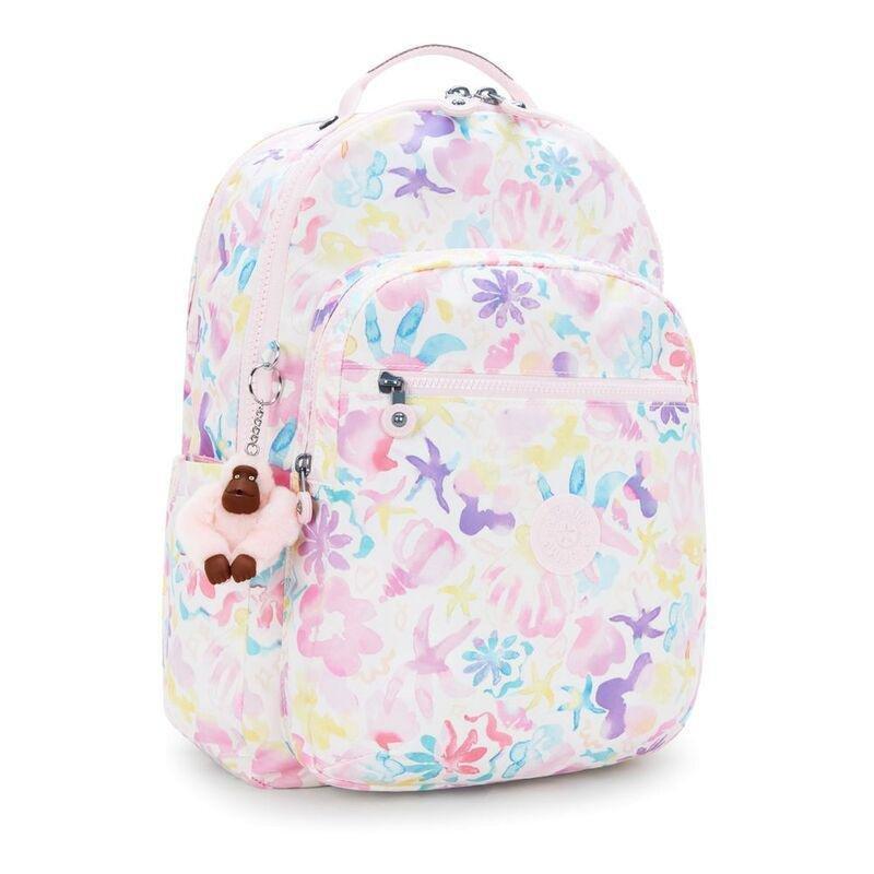 Kipling Seoul Lap Aqua Sea Backpacks, , large image number 2