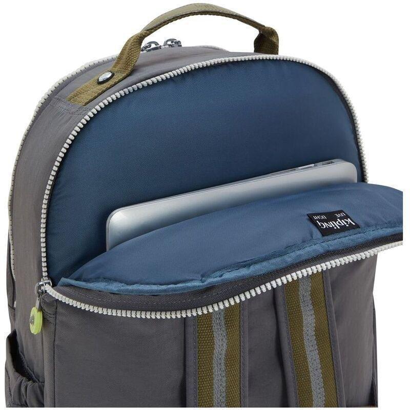 Kipling Seoul Lap Back To Grey Backpacks, , large image number 4