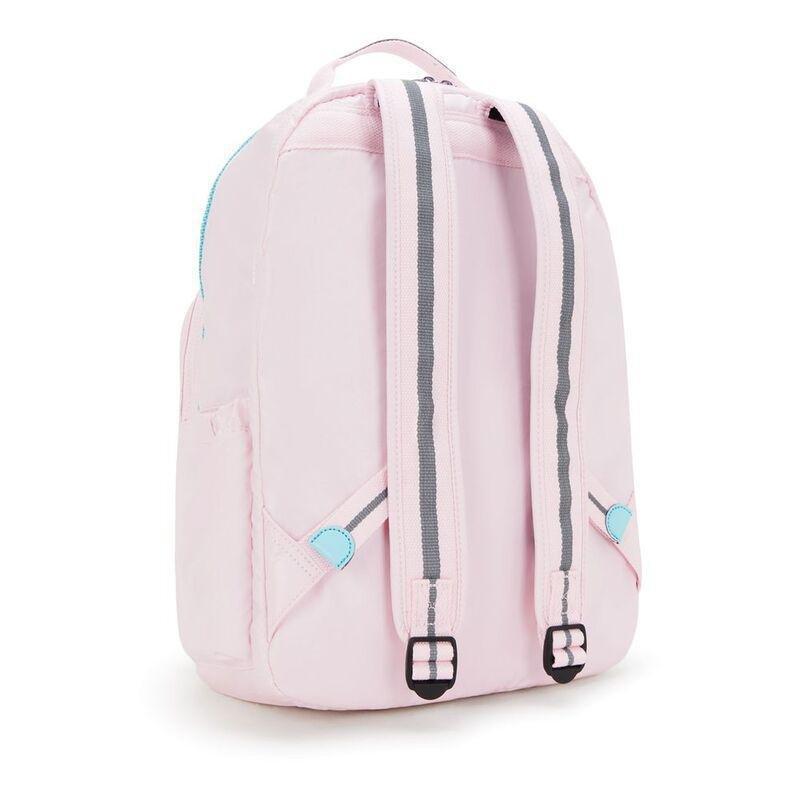 Kipling Seoul Lap Sea Pink Met Backpacks, , large image number 1