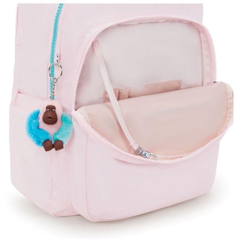 Kipling Seoul Lap Sea Pink Met Backpacks, , large image number 3