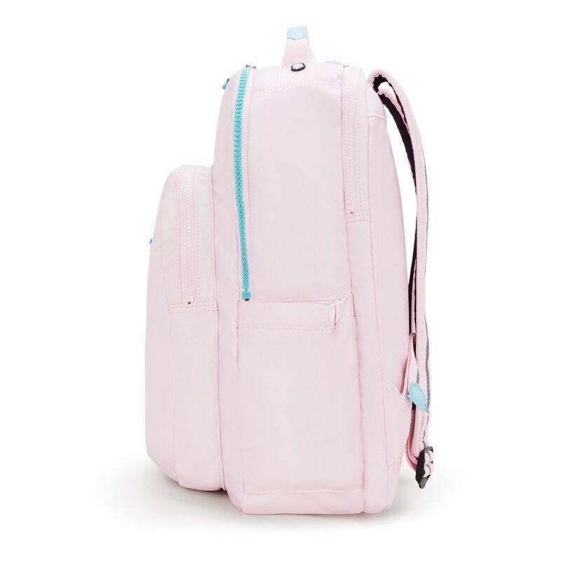 Kipling Seoul Lap Sea Pink Met Backpacks, , large image number 5