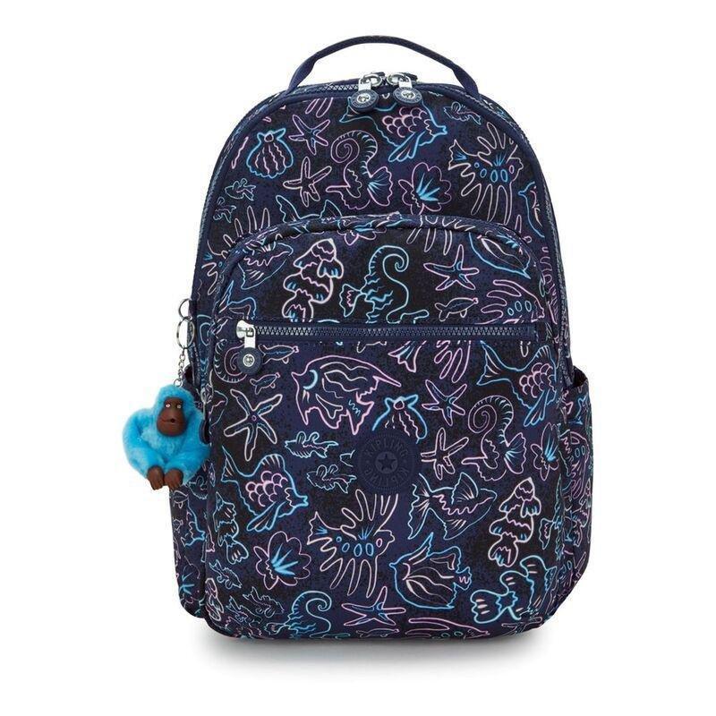 Kipling Seoul Lap Disco Fish Backpacks, , medium