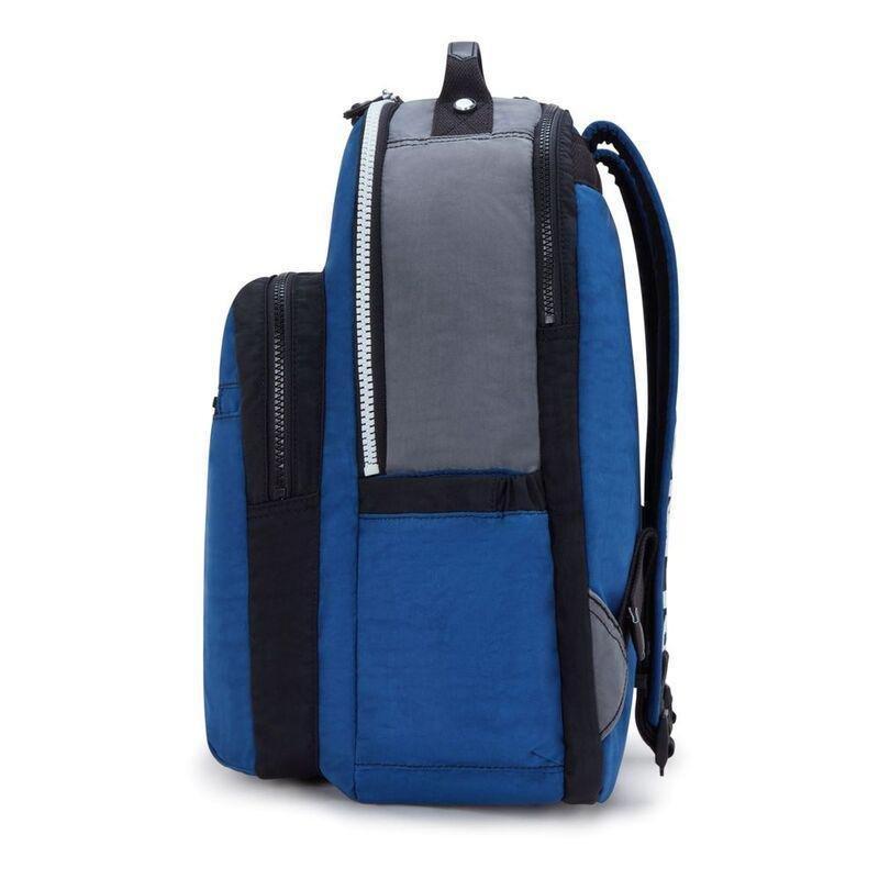 Kipling Seoul Lap Scuba Blue Bl Backpacks, , large image number 5