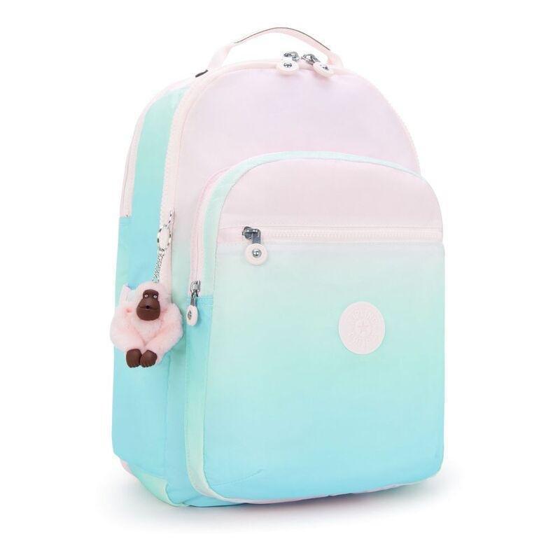 Kipling Seoul Lap Gradient Sea Backpacks, , large image number 3