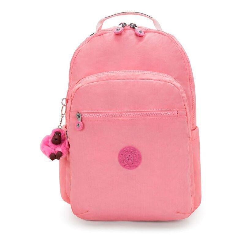 Kipling Seoul Lap Coral Sea Backpacks, , medium