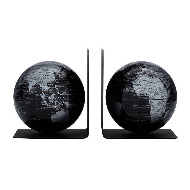 Troika Globe Set Bookglobe Black/ Silver-Coloured, , large image number 0