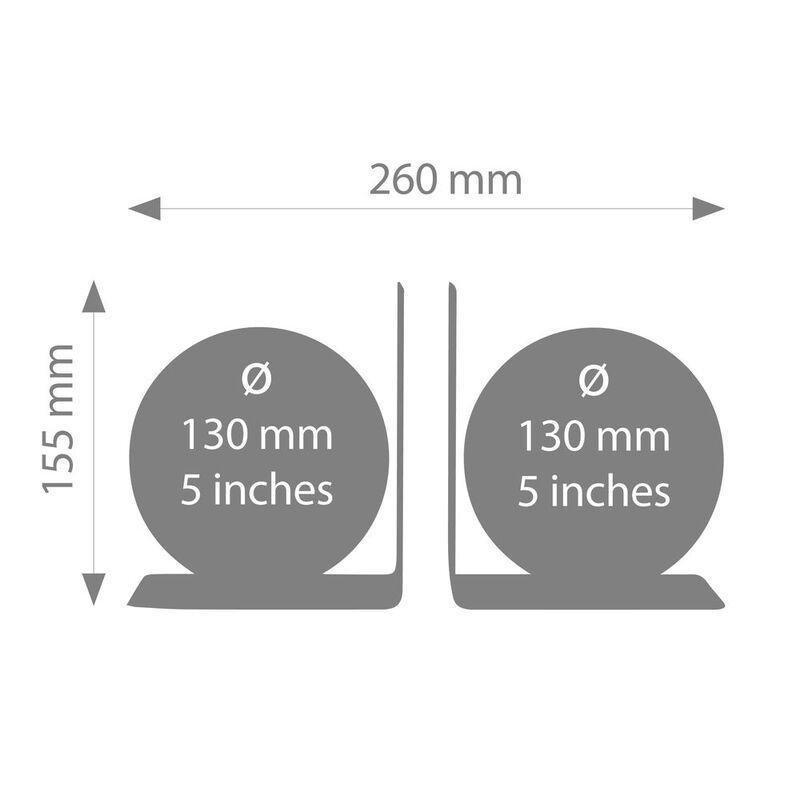 Troika Globe Set Bookglobe Black/ Silver-Coloured, , large image number 2