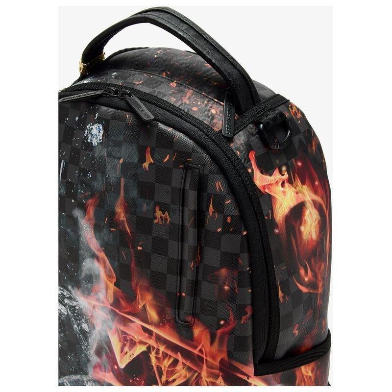 Sprayground Fire & Ice Shark DLXSV Backpack, , medium
