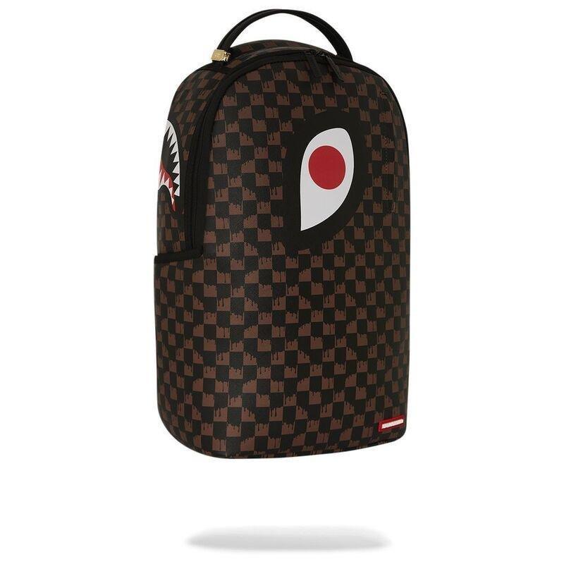 Sprayground Evil Eye Drip Check Dlsxv Backpack, , medium