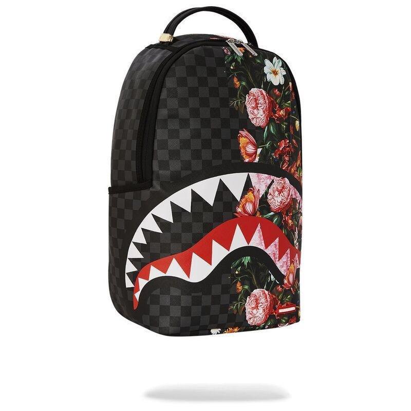 Sprayground Split Pink Floral Check DLXSV Backpack, , large image number 1