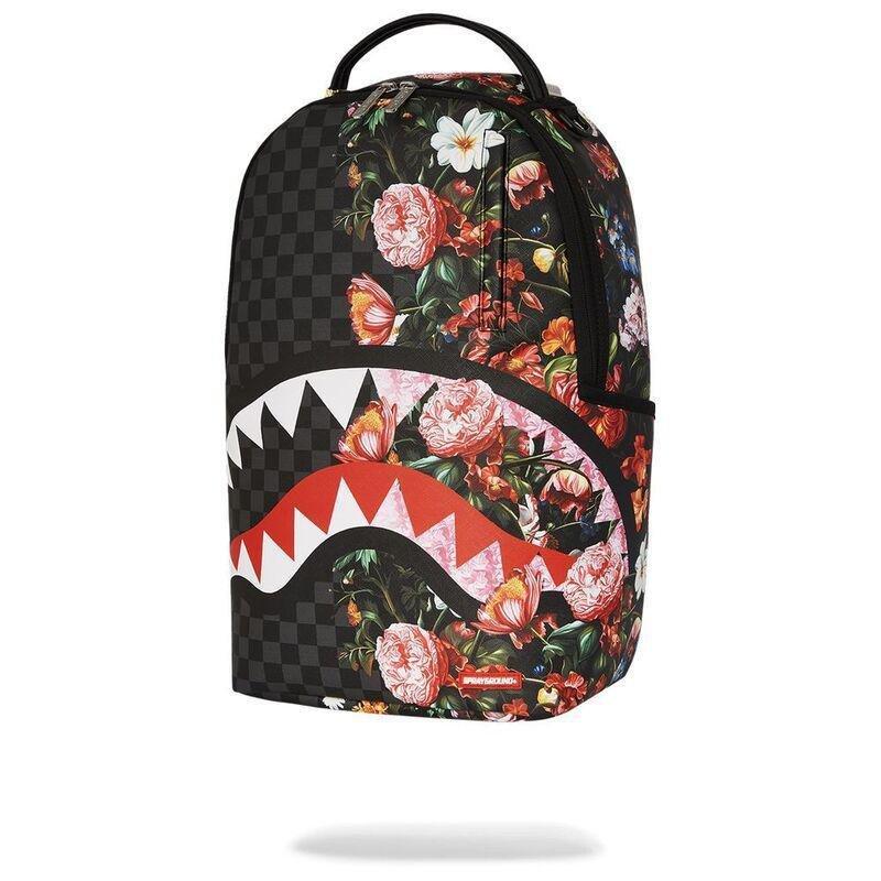 Sprayground Split Pink Floral Check DLXSV Backpack, , large image number 2