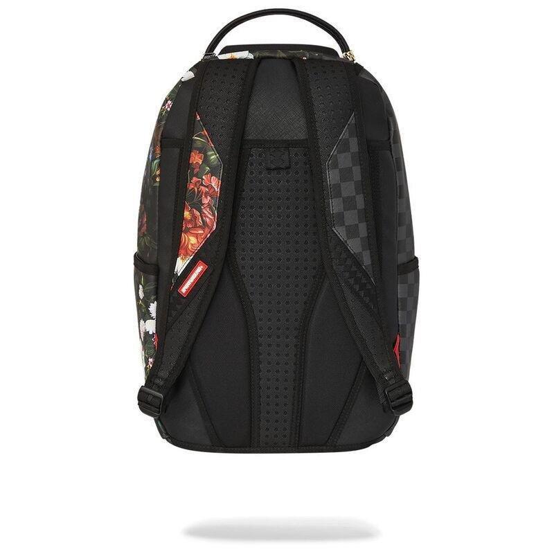 Sprayground Split Pink Floral Check DLXSV Backpack, , large image number 4