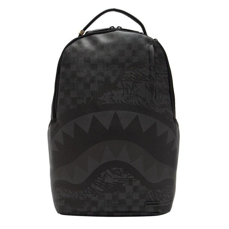 Sprayground Torn Graff Check DLXSV Backpack, , medium
