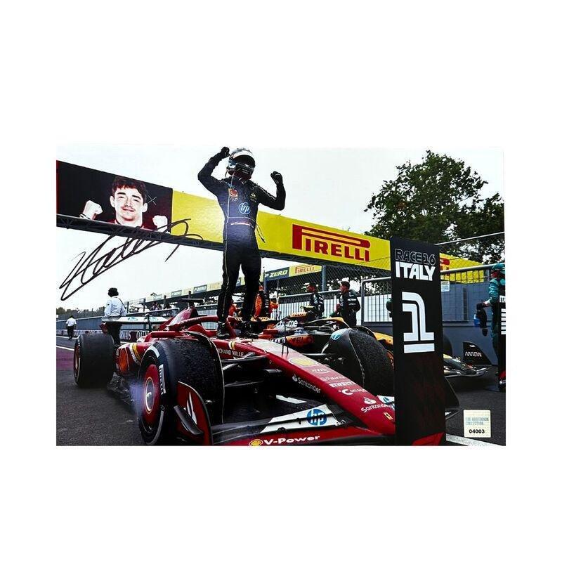 Bootroom Collection Charles Leclerc Signed Image Standing On Car Msim25002, , large image number 0