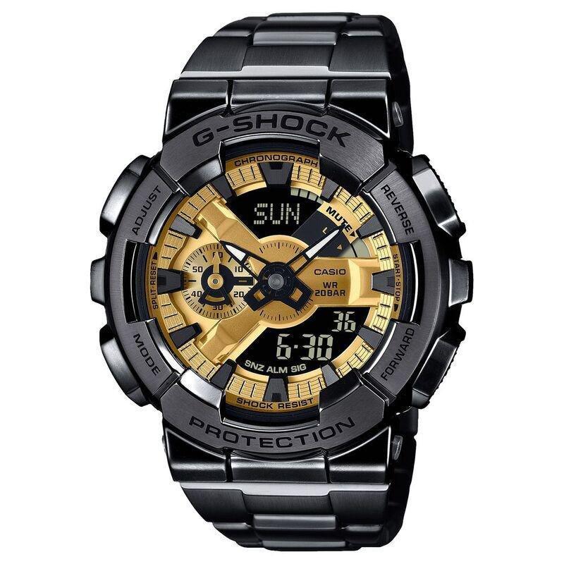 Casio G-Shock GM-110BD-1A9DR G-Steel Men's Analog-Digital Watch - Black, , medium