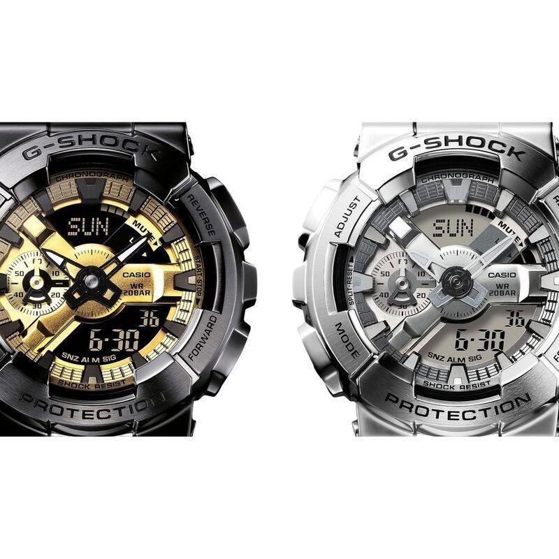 Casio G-Shock GM-110BD-1A9DR G-Steel Men's Analog-Digital Watch - Black, , large image number 1
