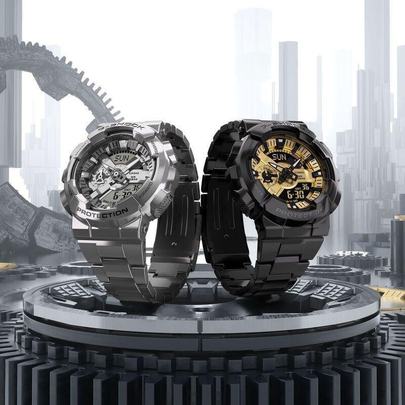 Casio G-Shock GM-110BD-1A9DR G-Steel Men's Analog-Digital Watch - Black, , large image number 2