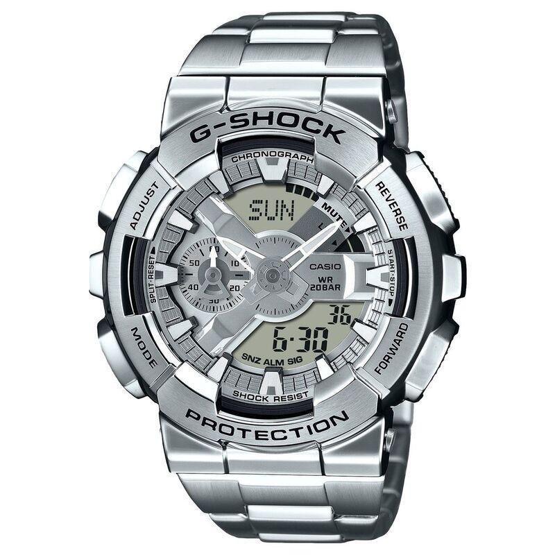 Casio G-Shock GM-110D-8ADR G-Steel Men's Analog-Digital Watch - Silver, , medium