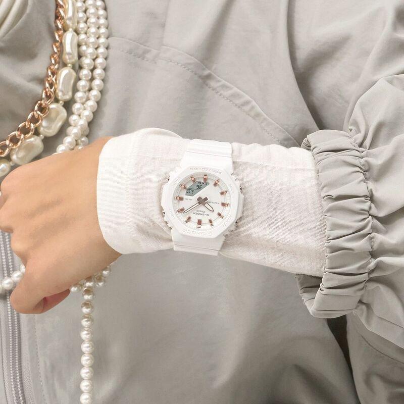 Casio G-Shock GMA-P2100M-7ADR Casual Women's Analog-Digital Watch - White, , large image number 1