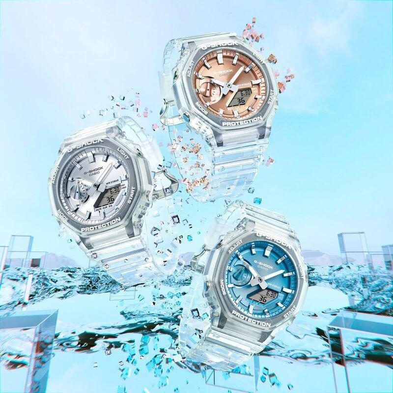 Casio G-Shock GA-2100BM-7A8DR Men's Analog-Digital Watch - Transparent, , large image number 4