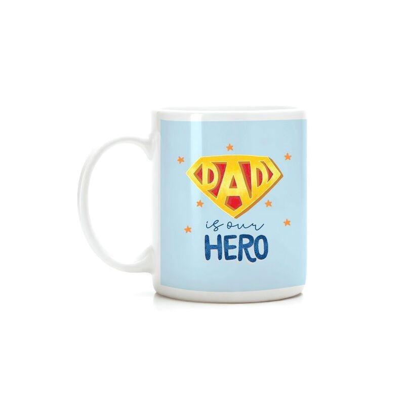 Share The Love Dad Is Our Hero Coffee Mug, , large image number 0
